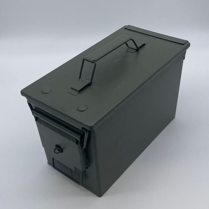 50 Cal Ammo Box New Lockable Military Spec Metal UK Made!