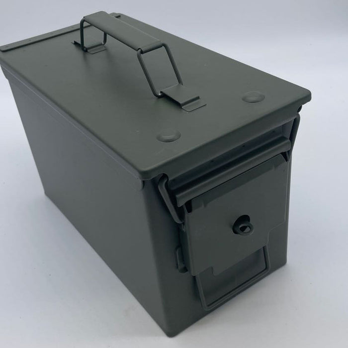 50 Cal Ammo Box New Lockable Military Spec Metal UK Made!