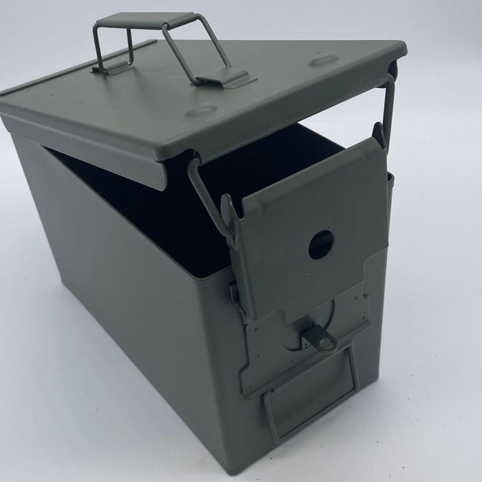 50 Cal Ammo Box New Lockable Military Spec Metal UK Made!