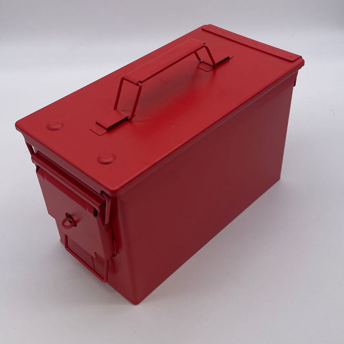 50 Cal Ammo Box New Lockable Military Spec Metal UK Made!