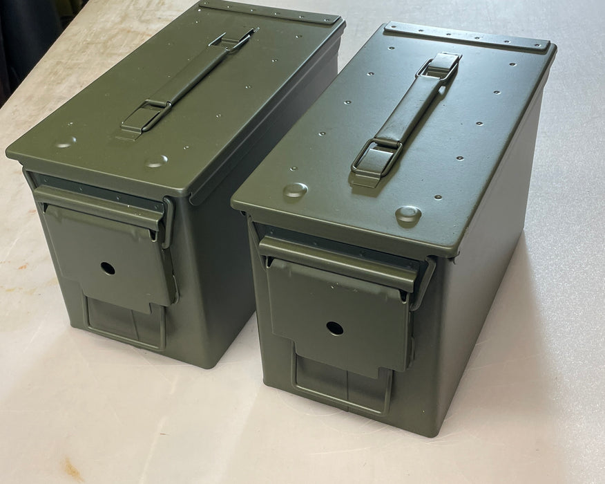 2 x 50 Cal Ammo Boxes, Brand New. Military Spec.