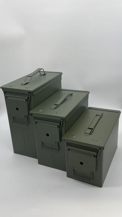 50 Cal Size but taller Ammo Box, Brand New. 300mm x 190mm x 260mm