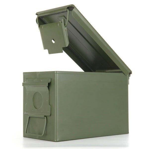 Ammo Boxes, Ammunition Boxes, Brand New. US Size .50 Cal 300mm x 190mm x 160mm